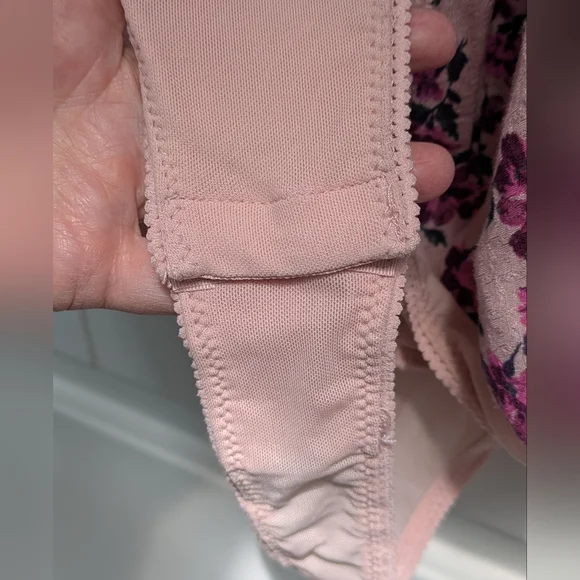 Intimately Free People Pink Floral Bodysuit with Tie Front - Take It Away - Picture 4 of 10